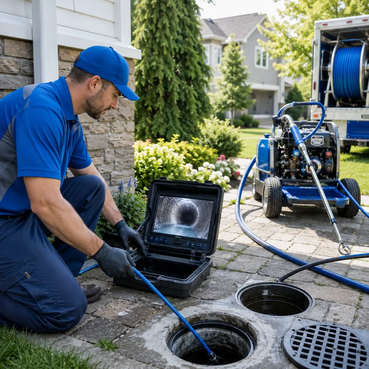 Outdoor drain cleaning professionals serving Warthen, GA